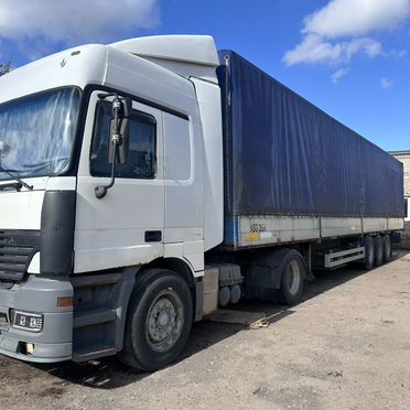 Седельный тягач Mercedes-Benz Actros с полуприцепом, 1999