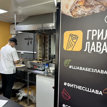 Шаурма-окно выдачи по грильлаваш. Прибыль м