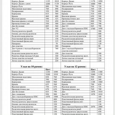 Ульи для пчел на 6,8,10,12 от завода "Пеноулик"
