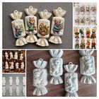 Подарок на  новый год, гипсовые фигурки 2д, 3 д