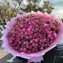 Огромный букет кустовых роз, Краснодар, Краснодар